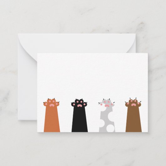 adoptiecertificaat notitiekaartje (Achterkant)