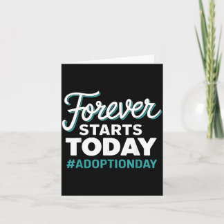 Adoptiedag 'Forever Starts Today' Kaart