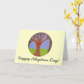 Adoptiedag Happy Adoption Day! Kaart (Gele Bloem)