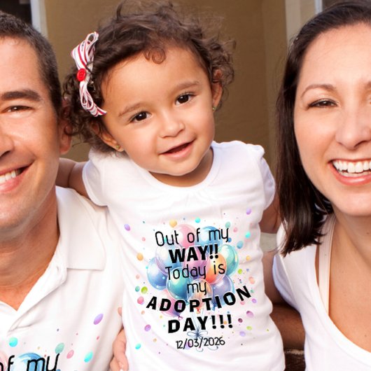 Adoptiedag kinder shirts