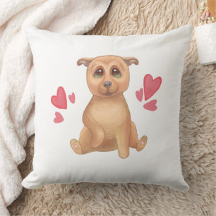 Adoptiedag schattige hond kussen