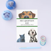 Adoptiedag voor huisdieren flyer (Enkel)