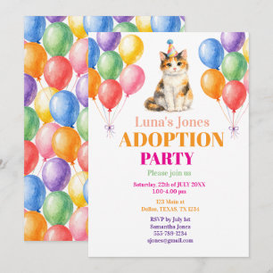 Adoptiefeestje Gotcha-dag Schotse Kat Huisdier Kaart