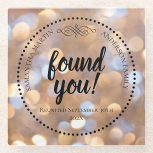 Adoptiereünie Glazen Onderzetter