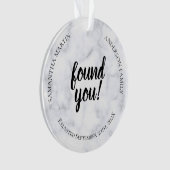 Adoptiereünie Ornament (voorkant)