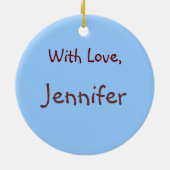 Adoptiestructuur Keramisch Ornament (Achterkant)