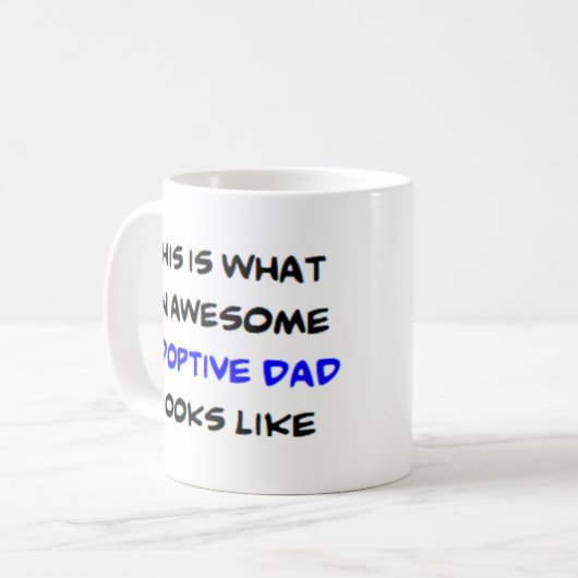 adoptievader , geweldige koffiemok (Voorkant links)