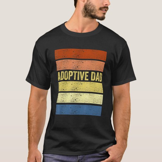 Adoption Announcement Day Dad Family T-shirt (Voorkant)