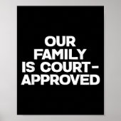 Adoption Announcement Day Family Approved  Poster (Voorkant)