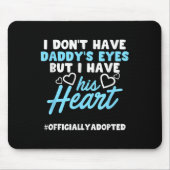 Adoption Announcement Day Family Dad Heart  Muismat (Voorkant)
