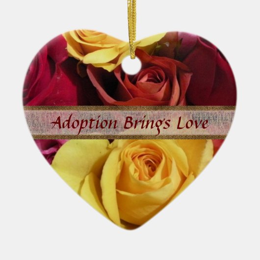 Adoption Brings Love Ornament (Voorkant)
