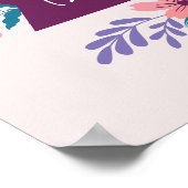 Adoption Day Sign "Eerste dag van voor altijd" Pos Poster (Hoek)