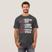Adoption Gotcha Foster Child Adoptive mama papa T-shirt (Voorkant volledig)