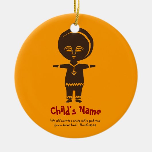 Adoption Love Boy Foto Ornament (Voorkant)