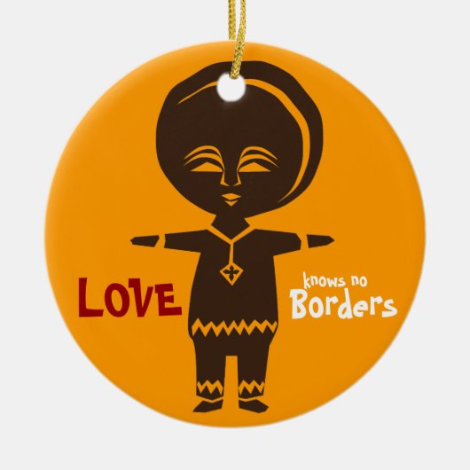 Adoption Love Boy Ornament (Voorkant)