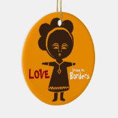 Adoption Love Girl Ornament (Rechts)