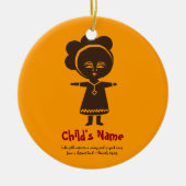 Adoption Love Girl Photo Ornament (Voorkant)