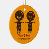 Adoption Love Siblings Photo Ornament (Rechts)