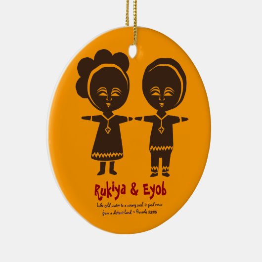 Adoption Love Siblings Photo Ornament (Rechts)