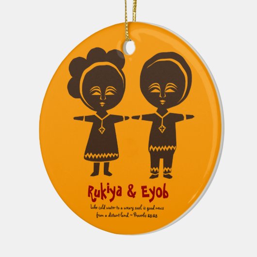 Adoption Love Siblings Photo Ornament (Links)