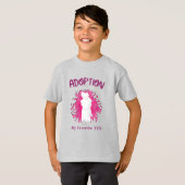 Adoption My Favourite Yes yes Adoptive Mom T-shirt (Voorkant volledig)