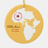 Adoption Stork Africa Ornament (Voorkant)