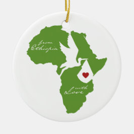 Adoption Stork Ethiopia Ornament