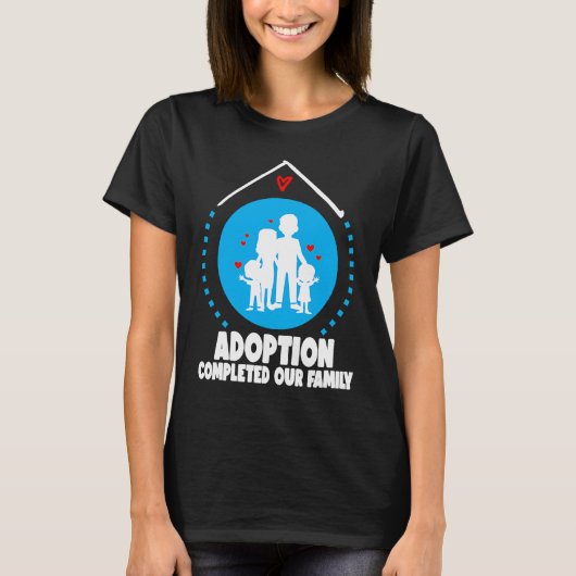 Adoption Symbol idea for Adopting Children Family T-shirt (Voorkant)