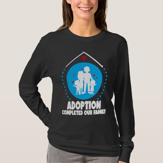 Adoption Symbol idea for Adopting Children Family T-shirt (Voorkant)