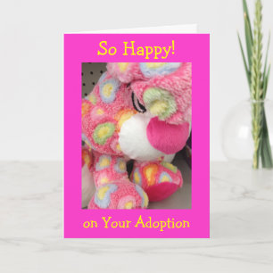 ADOPTION=ZO VEEL LOVE/ZO VEEL KISSES-CONGRATS KAART