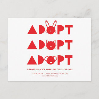AdoptRedDoor.jpg Briefkaart