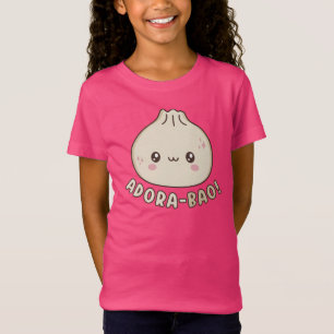Adora-Bao Schattige Kawaii Bao Dumpling Pun Lover T-shirt