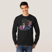 Adora Bull Pitbull en bloemen T-shirt (Voorkant volledig)