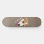 Adora-Bull Pitbull Terrier Mix Persoonlijk Skateboard (Horizontaal)