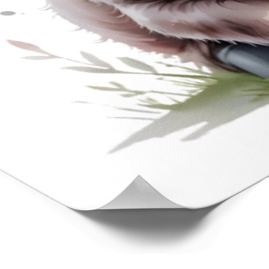 Adorabele hooglandersprint. poster (Hoek)