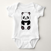 ADORABELE PANDA BEER (VOOR- EN ACHTERKANT) ROMPER (Voorkant)