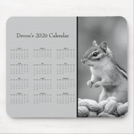 AdorablChipmunk: Customize full year 2025 calendar Muismat