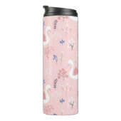 Adorable Animal Swan Lake Botanical Kids Thermosbeker (Geroteerd rechts)