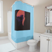 Adorable Animation Character Shower Curtain Douchegordijn (In situ)