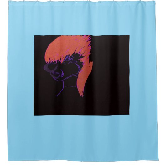 Adorable Animation Character Shower Curtain Douchegordijn (Voorkant)