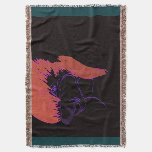 Adorable Animation Character Throw Blanket Deken (Voorkant Verticaal)