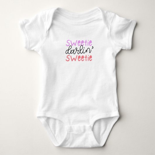 Adorable Baby Bodysuit with Sweet Saying (Voorkant)