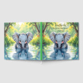 Adorable Baby Elephant and Reflection Gastenboek (Volledig)