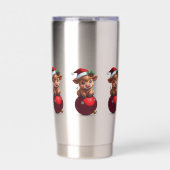 adorable baby highland cow sitting geïsoleerde drinkbeker (Voorkant)