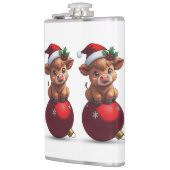 adorable baby highland cow sitting heupfles (Links)