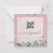 Adorable Baby Olifant Boek Gedicht Verzoekkaart Notitiekaartje (Achterkant)