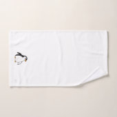 Adorable Baby Penguin Subtle Winter Art Bath Set Bad Handdoek (Handdoek)