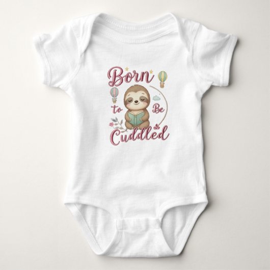 Adorable Baby Sloth Romper (Voorkant)