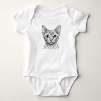 Adorable Baby Tijger Kitten T-shirts