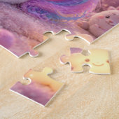 Adorable Baby Unicorn Jigsaw Puzzle Legpuzzel (Zijkant)